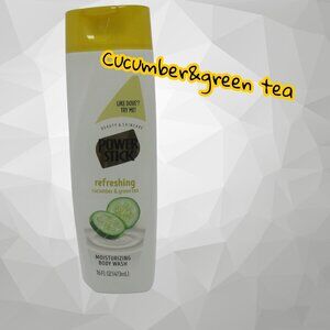 Power Stick Pure Refreshing Cucumber & Green Tea Moisturizing Body Wash 16oz-NEW